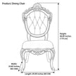 Round European Marble Top Dining Table Set