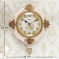 Luxury Floral Style Decoration Wall Clock / Ruchi