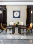Wooden Rectangular Dining Table Set For 6 / Ruchi