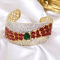 Luxurious Gold Toned Multi Stone Bracelet / Ruchi
