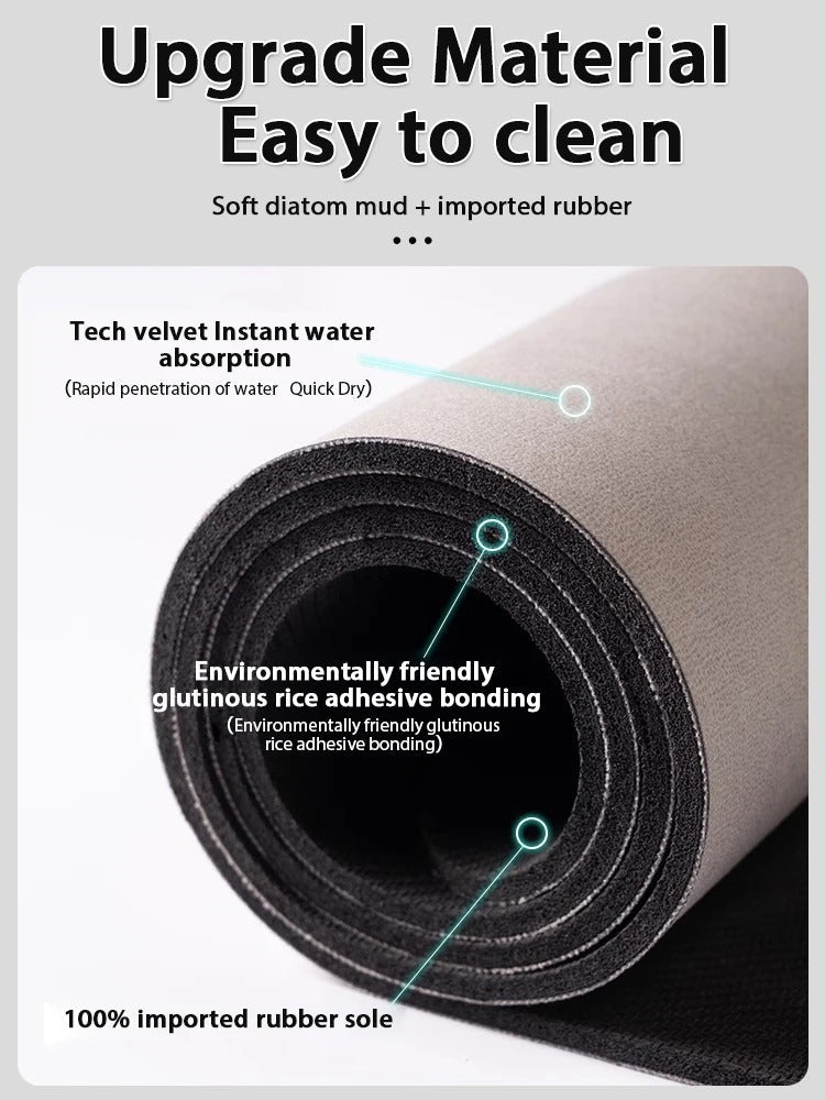 Lavish Anti-Slip Super Absorbent Bathroom Rug / Ruchi