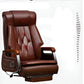 Ergonomic Reclining Leather Office Chair