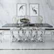 Marble Rectangular Dining Table Set / Ruchi
