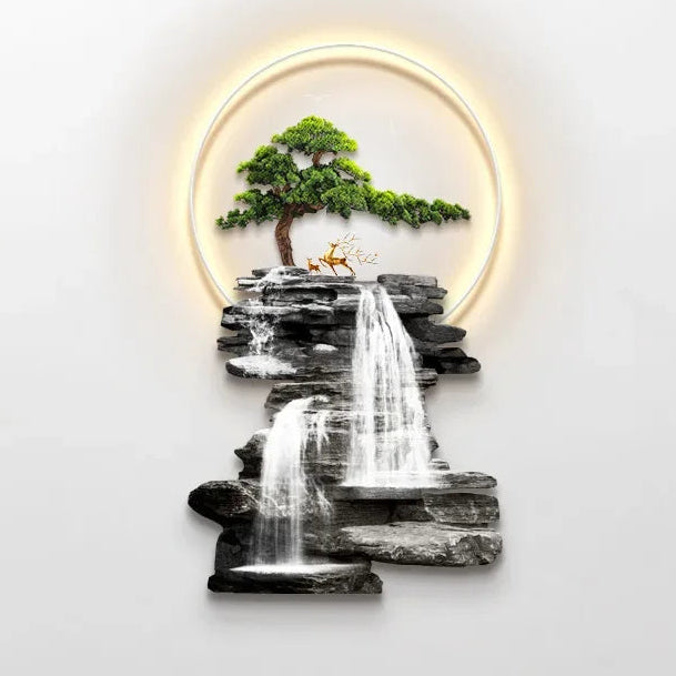 Modern Wall Lamp Painting With LED Light