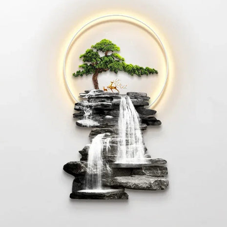Modern Wall Lamp Painting With LED Light