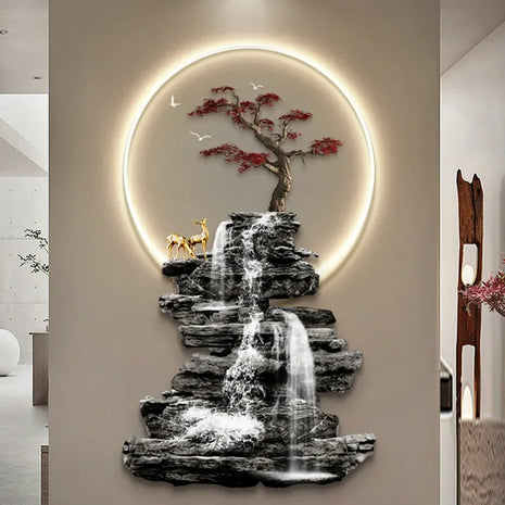 Modern Wall Lamp Painting With LED Light / Ruchi