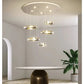 Round LED Chandelier For Dining Room / Ruchi