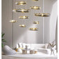 Round LED Chandelier For Dining Room / Ruchi