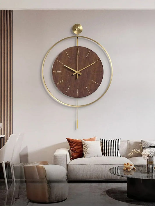 Modern Mounted Wall Clock For Living Room / Ruchi