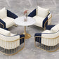 2 Piece Leather Accent Chairs For Living Room / Ruchi 