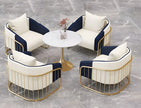 2 Piece Leather Accent Chairs For Living Room / Ruchi 