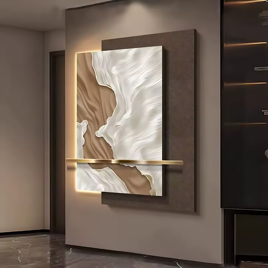 Modern Abstract LED Wall Light / Ruchi