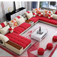 Modish U-Shape Fabric Sofa