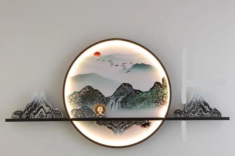 Mountain Valley LED Mural Wall Lamp
