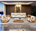 European Royal Leather Sofa Set