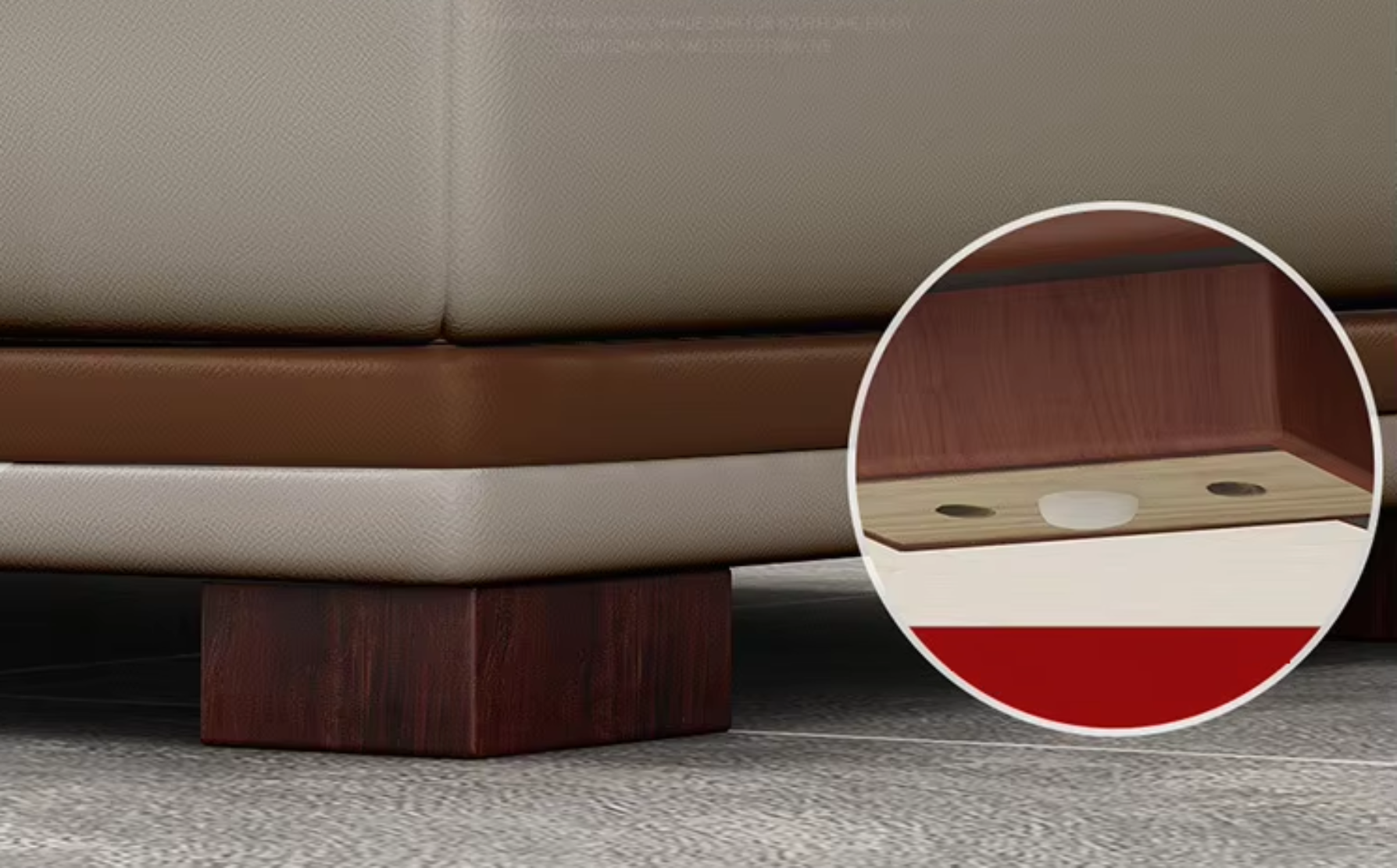Multi-functional Sectional Leather Sofa / Ruchi