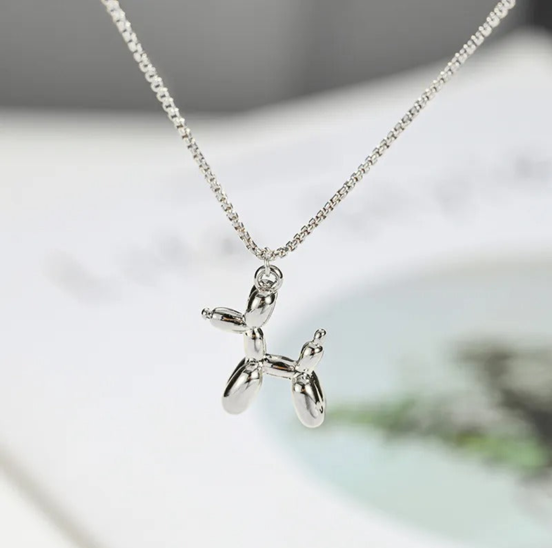 Golden Figurine Clavicle Necklace