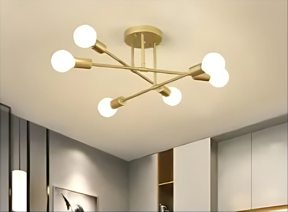 Modern Semi Flush Mount Ceiling LED Lights / Ruchi