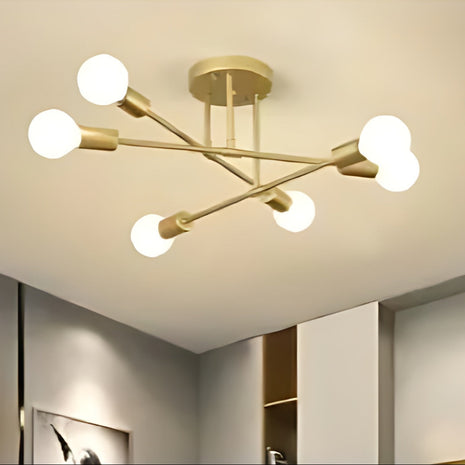 Modern Semi Flush Mount Ceiling LED Lights / Ruchi