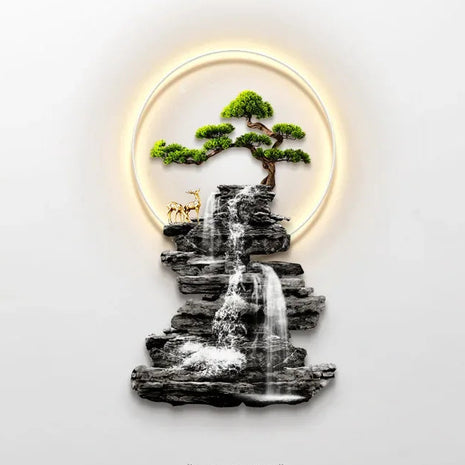 Modern Wall Lamp Painting With LED Light
