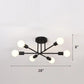 Antique Flush Mount Style Chandelier Ceiling Lamp / Ruchi