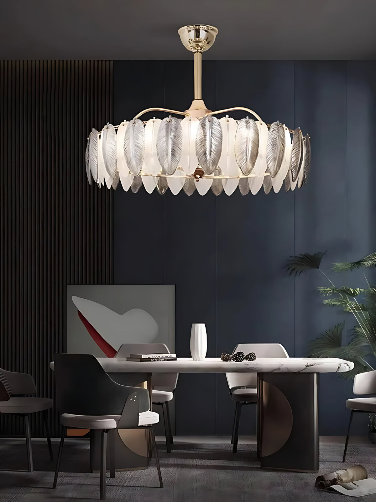 Remote Control Ceiling Fan With LED Light / Ruchi