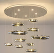 Round LED Chandelier For Dining Room / Ruchi