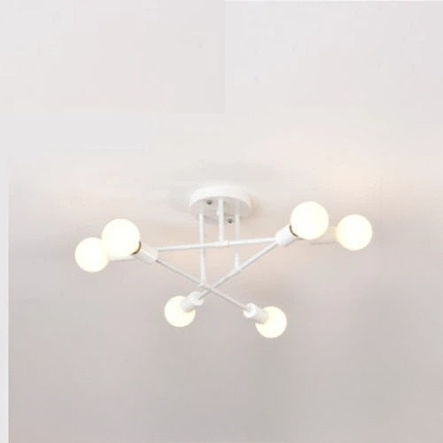 Antique Flush Mount Style Chandelier Ceiling Lamp / Ruchi
