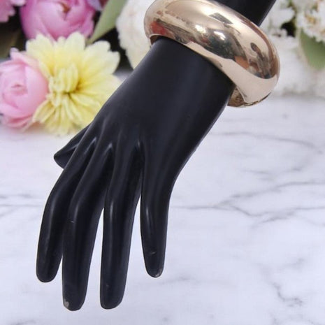 Adjustable Gold Tonned Cuff Bracelet / Ruchi