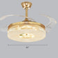Modern Remote Control LED Ceiling Fan Light / Ruchi