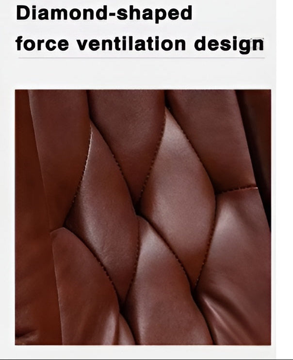 Ergonomic Reclining Leather Office Chair