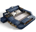 Multifunctional Smart Leather Bed With Massager / Ruchi