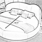 Genuine Leather Queen Round Bed