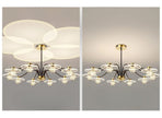 Modern Glass Ball Ceiling LED Chandelier / Ruchi