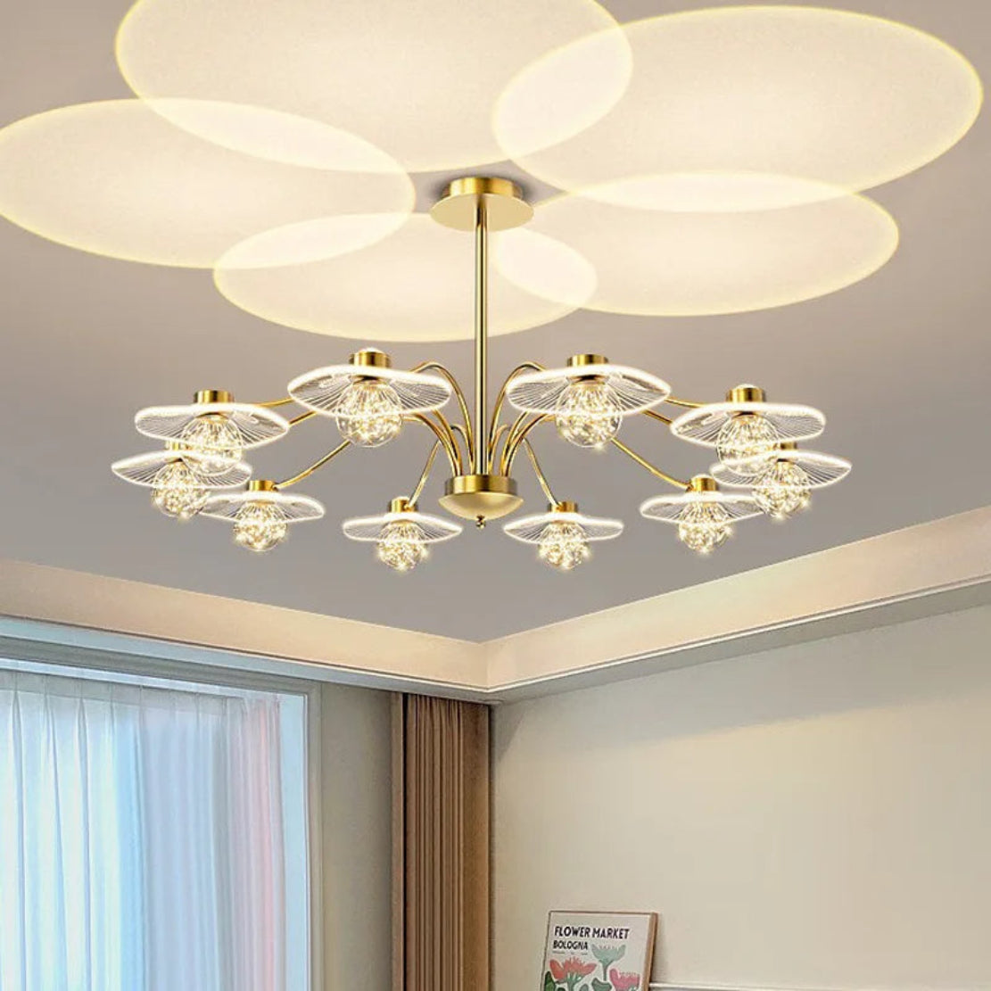 Modern Glass Ball Ceiling LED Chandelier / Ruchi