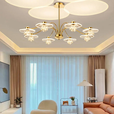 Modern Glass Ball Ceiling LED Chandelier / Ruchi