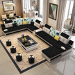 U-Shape Leather Fabric Modular Sectional Sofa / Ruchi