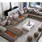Modish U-Shape Fabric Sofa / Ruchi