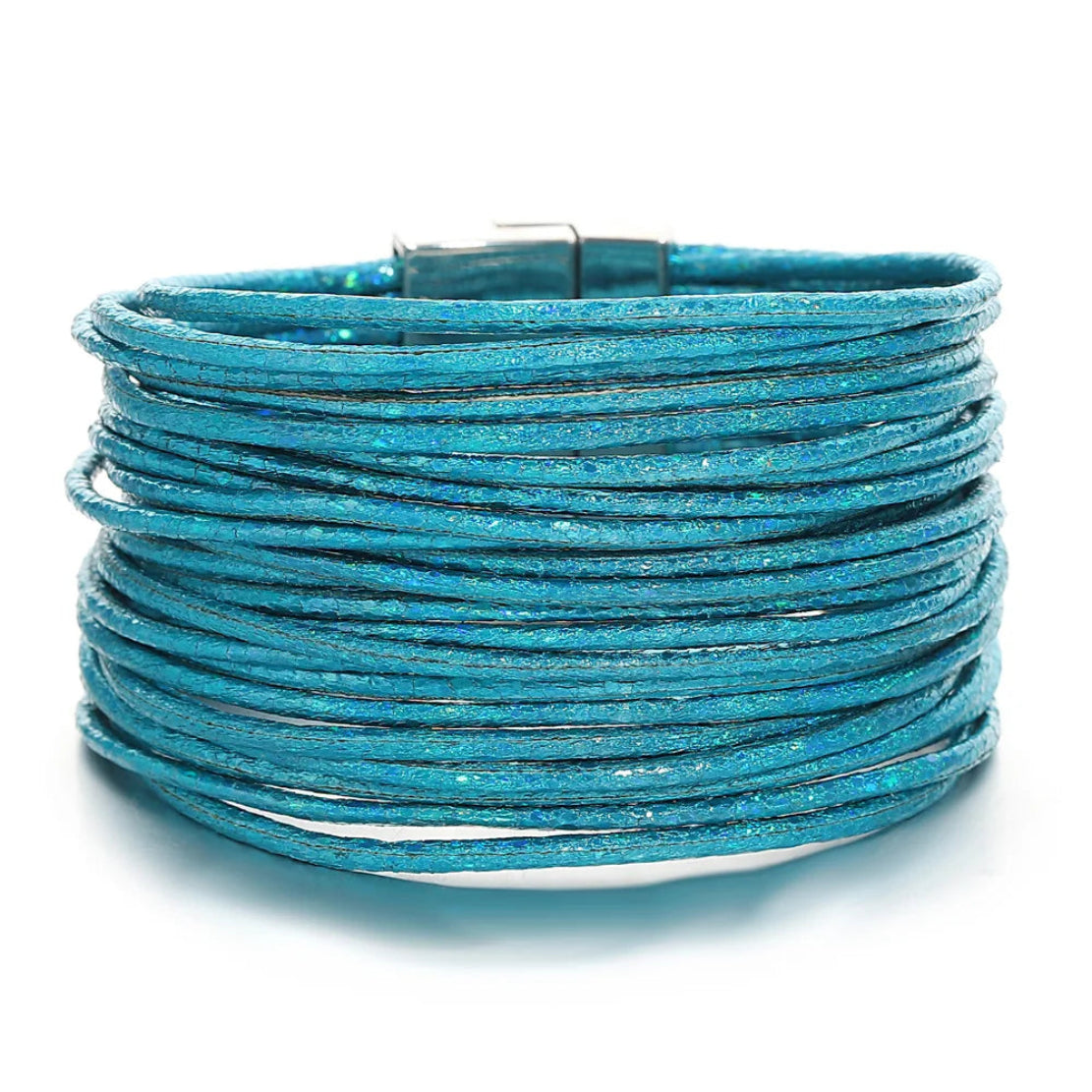 Glittery Leather Bracelet For Women