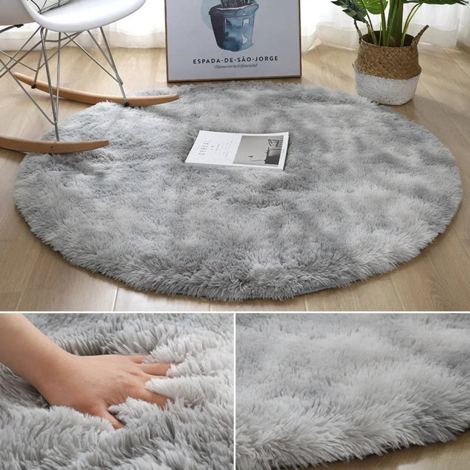 Circular Decorative Area Floor Rug / Ruchi