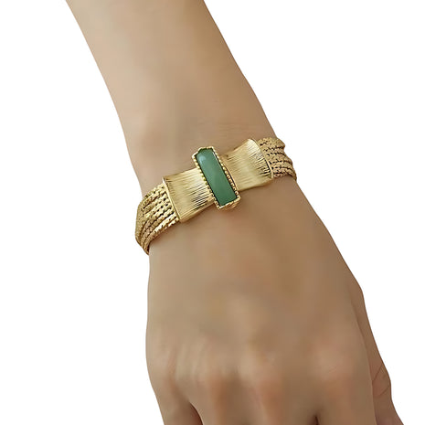 Layered Aventurine Stone Bracelet / Ruchi