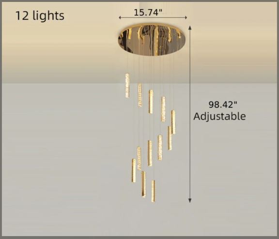 Luxurious Modern LED Chandelier / Ruchi