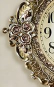 Luxurious European Floral Design Wall Clock / Ruchi 