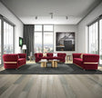Minimalist Velvet Upholstered 3 Pcs Maroon Sofa Set / Ruchi