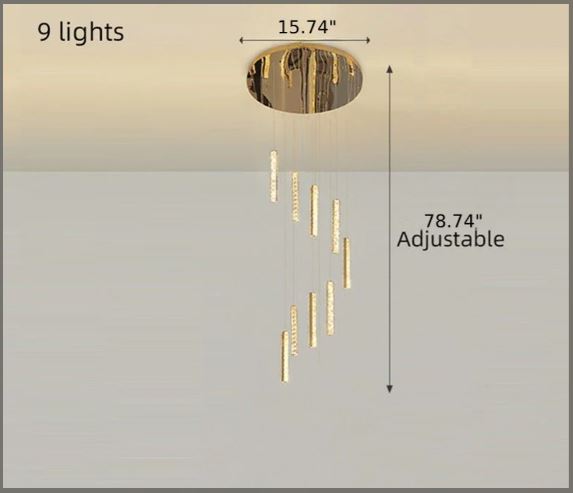 Luxurious Modern LED Chandelier / Ruchi