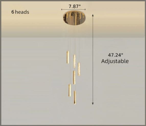 Luxurious Modern LED Chandelier / Ruchi