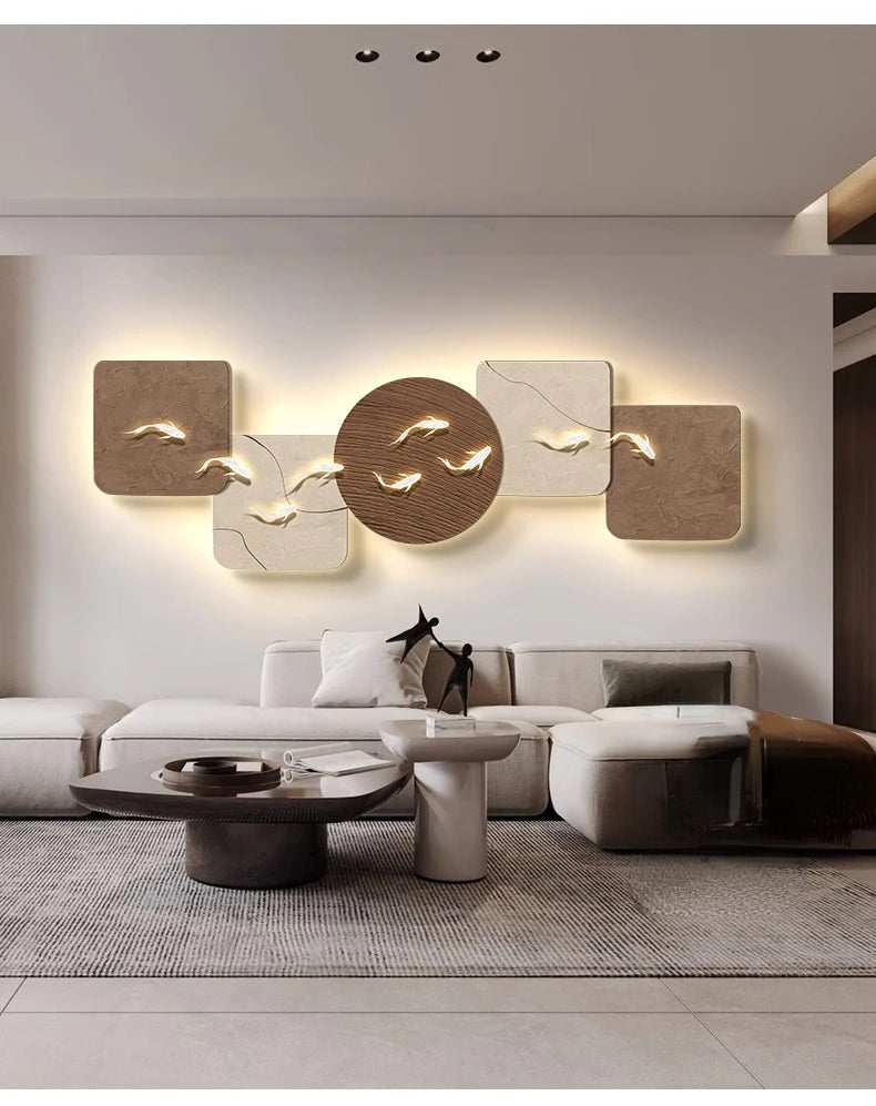 Modern LED Wall Lamp Painting For Corridor / Ruchi