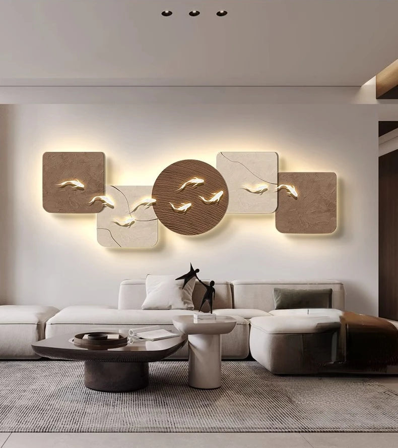 Modern LED Wall Lamp Painting For Corridor / Ruchi