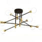 Black Semi Flush Mount Ceiling Lighting / Ruchi