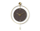 Modern Minimalistic Metal Round Wall Clock / Ruchi